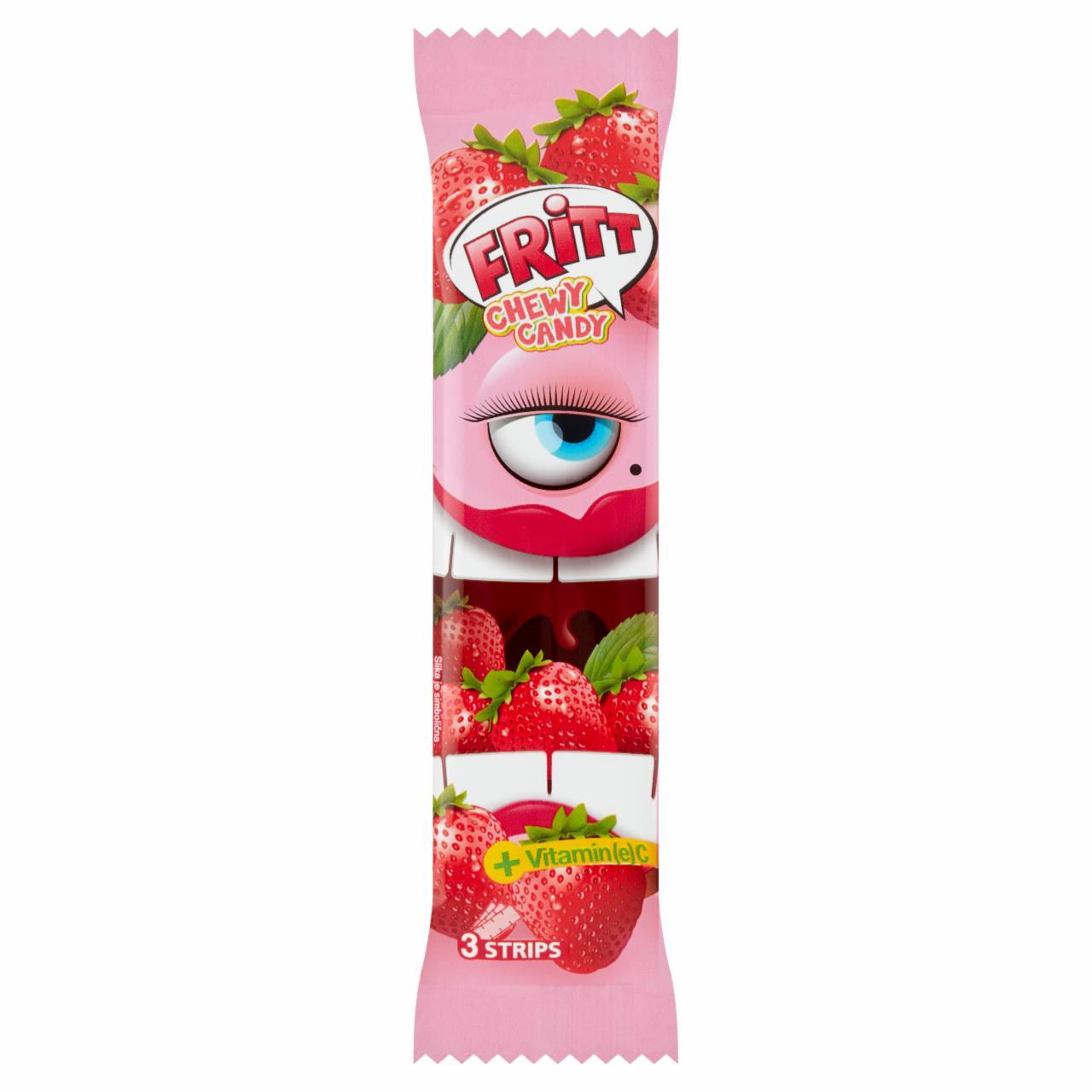 Zdjęcia - Fritt Cukierek rozpuszczalny o smaku truskawkowym z witaminą C 35 g (3 x 11,7 g)