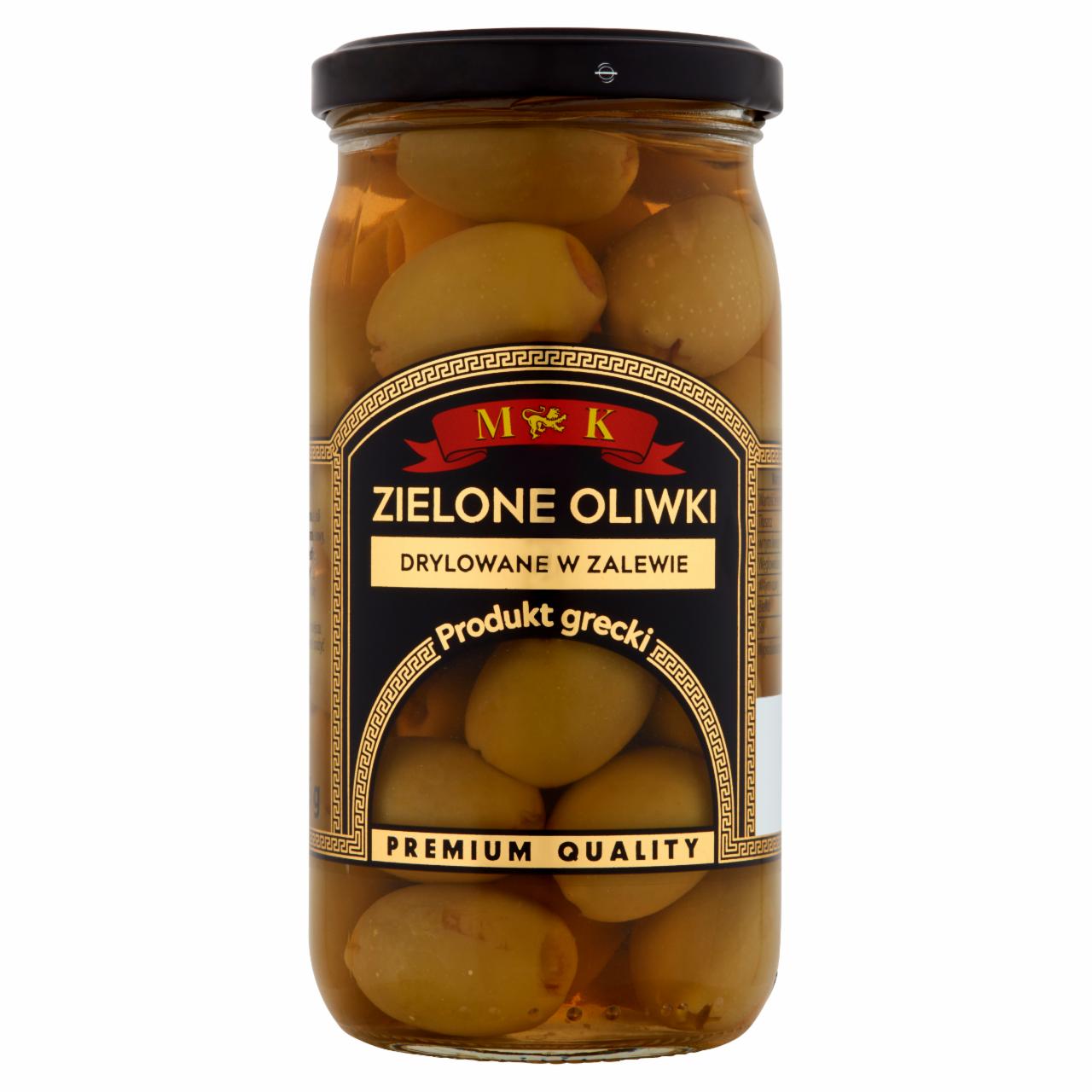 Zdjęcia - MK Zielone oliwki drylowane w zalewie