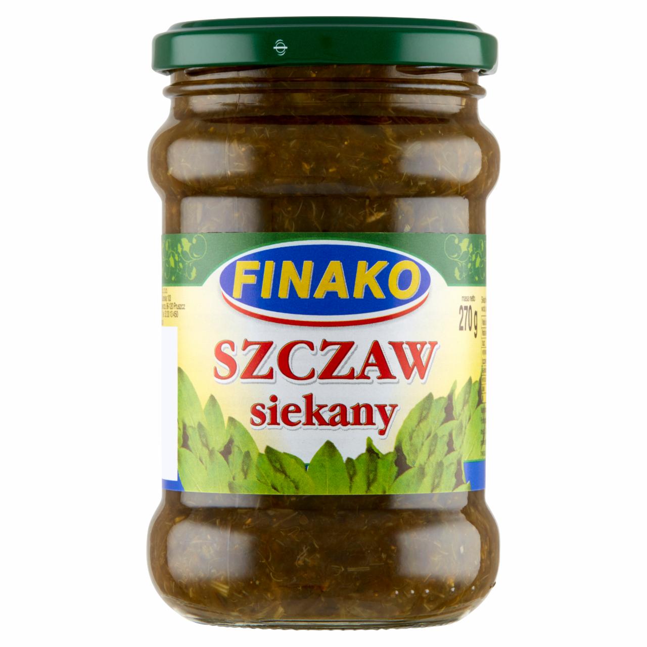 Zdjęcia - Finako Szczaw siekany 270 g