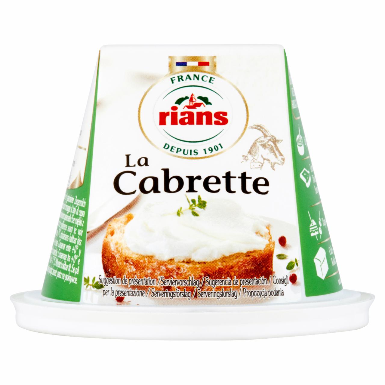 Zdjęcia - Rians La Cabrette Ser miękki z mleka koziego 150 g