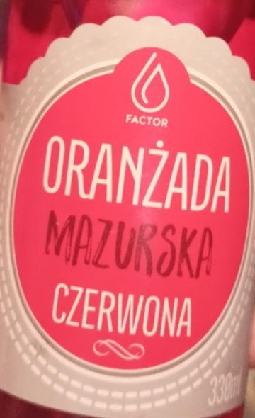 Zdjęcia - oranżada mazurka czerwona Factor