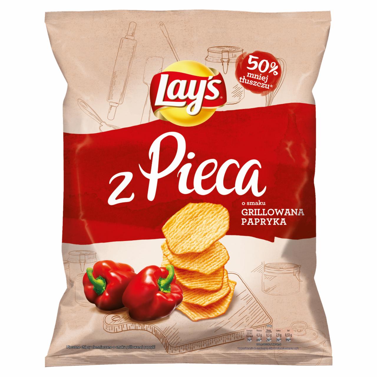 Zdjęcia - Lay's z Pieca Pieczone chipsy Grillowana Papryka 200 g