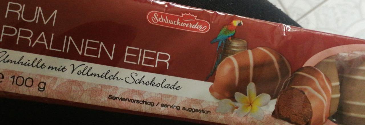 Zdjęcia - Rum Pralinen Eier Schluckwerder