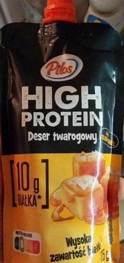 Zdjęcia - High protein deser twarogowy słony karmel Pilos