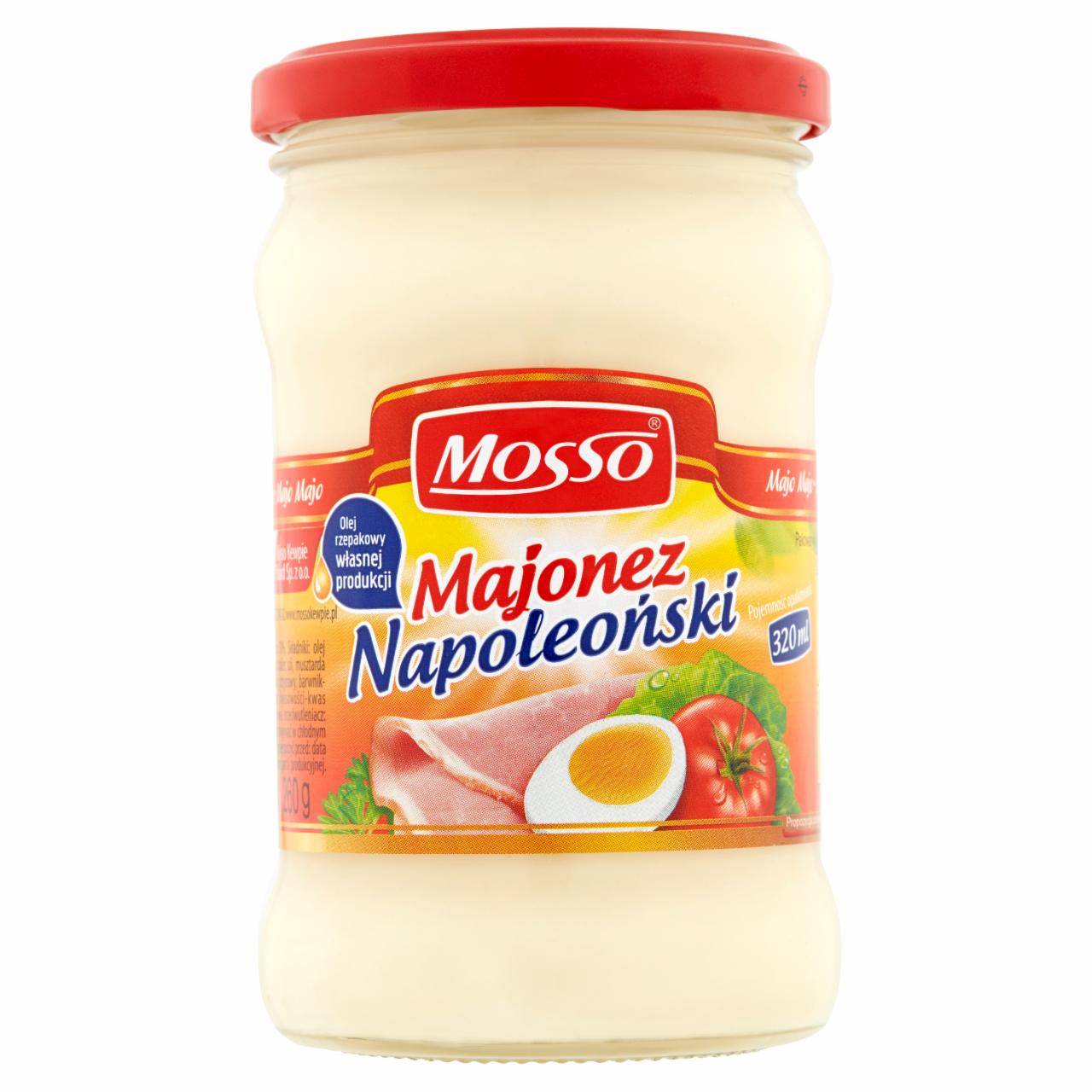 Zdjęcia - Mosso Majonez Napoleoński 260 g