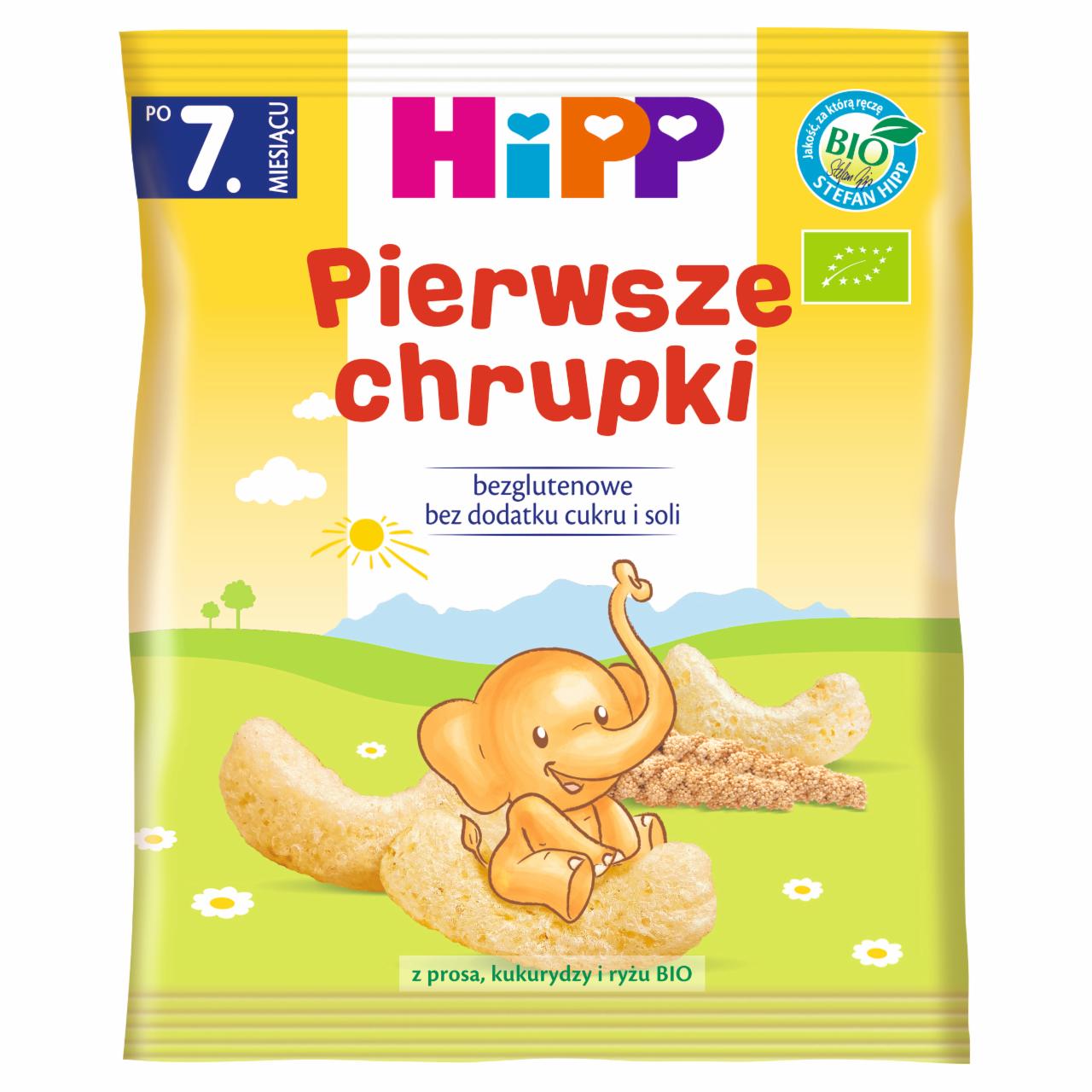 Zdjęcia - HiPP BIO Pierwsze chrupki po 7. miesiącu 30 g