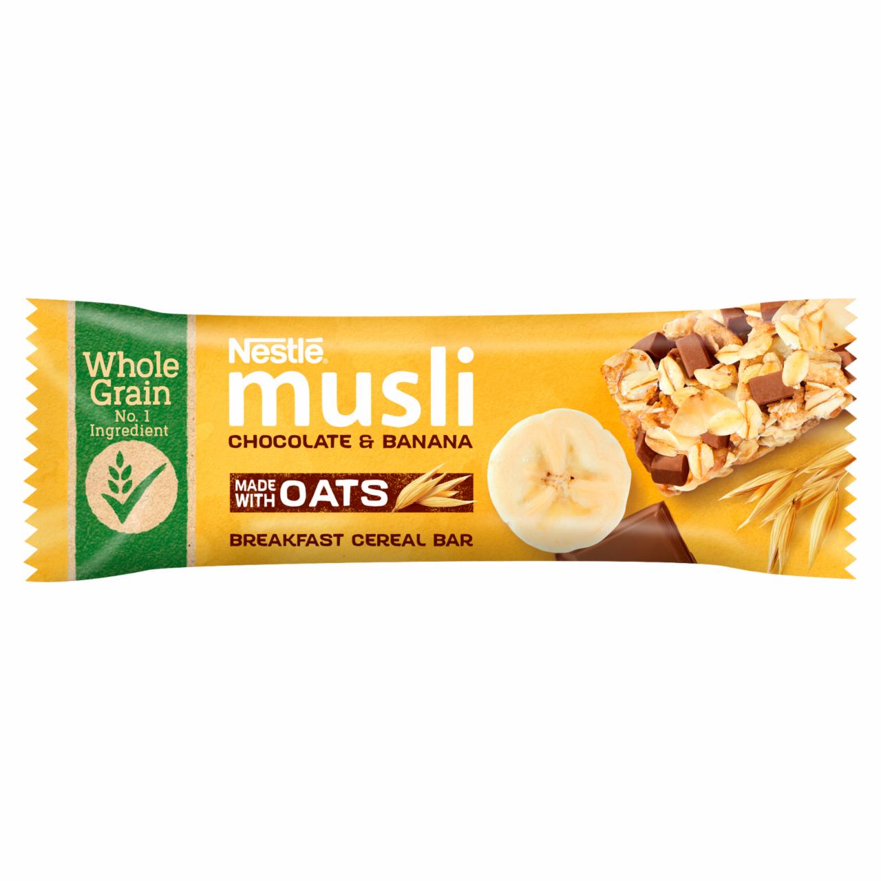 Zdjęcia - Musli Batonik zbożowy z mleczną czekoladą i bananami 35 g Nestlé