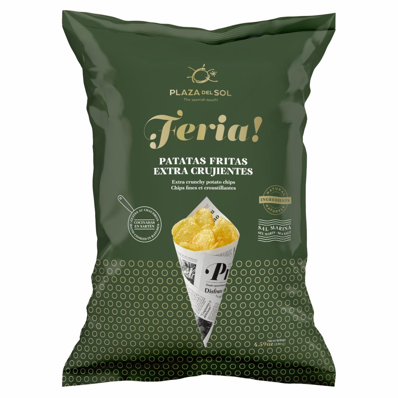 Zdjęcia - Plaza del Sol Chipsy ziemniaczane 130 g