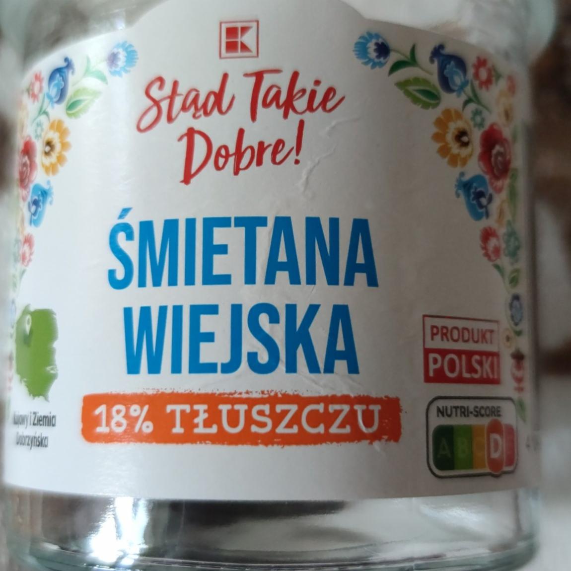 Zdjęcia - Śmietana wiejska 18% tluszczu K-Stąd Takie Dobre