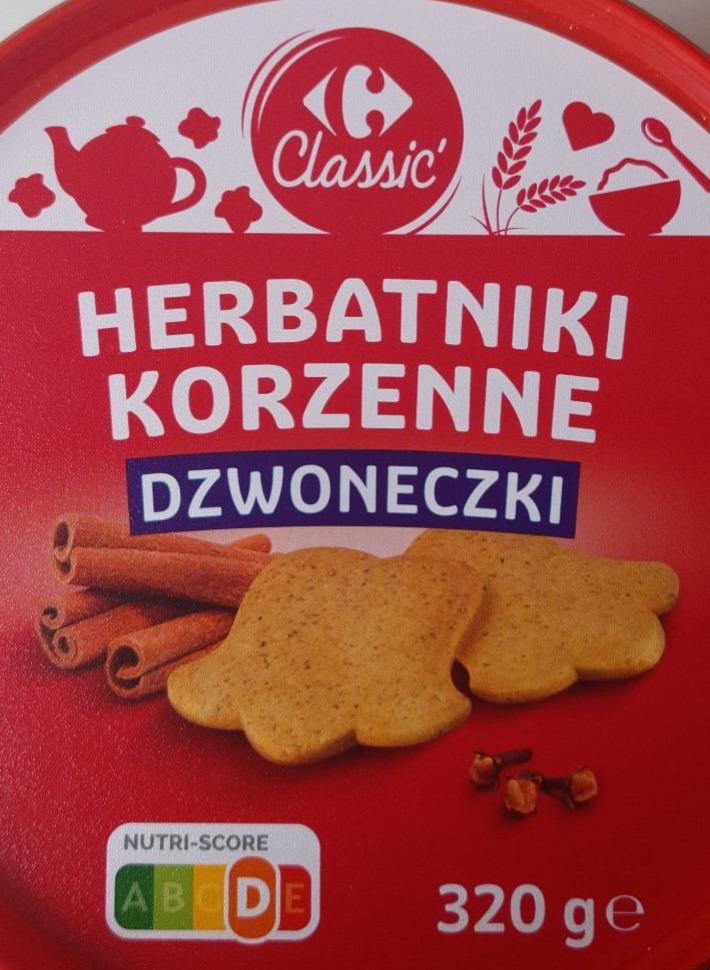 Zdjęcia - Herbatniki korzenne dzwoneczki Carrefour