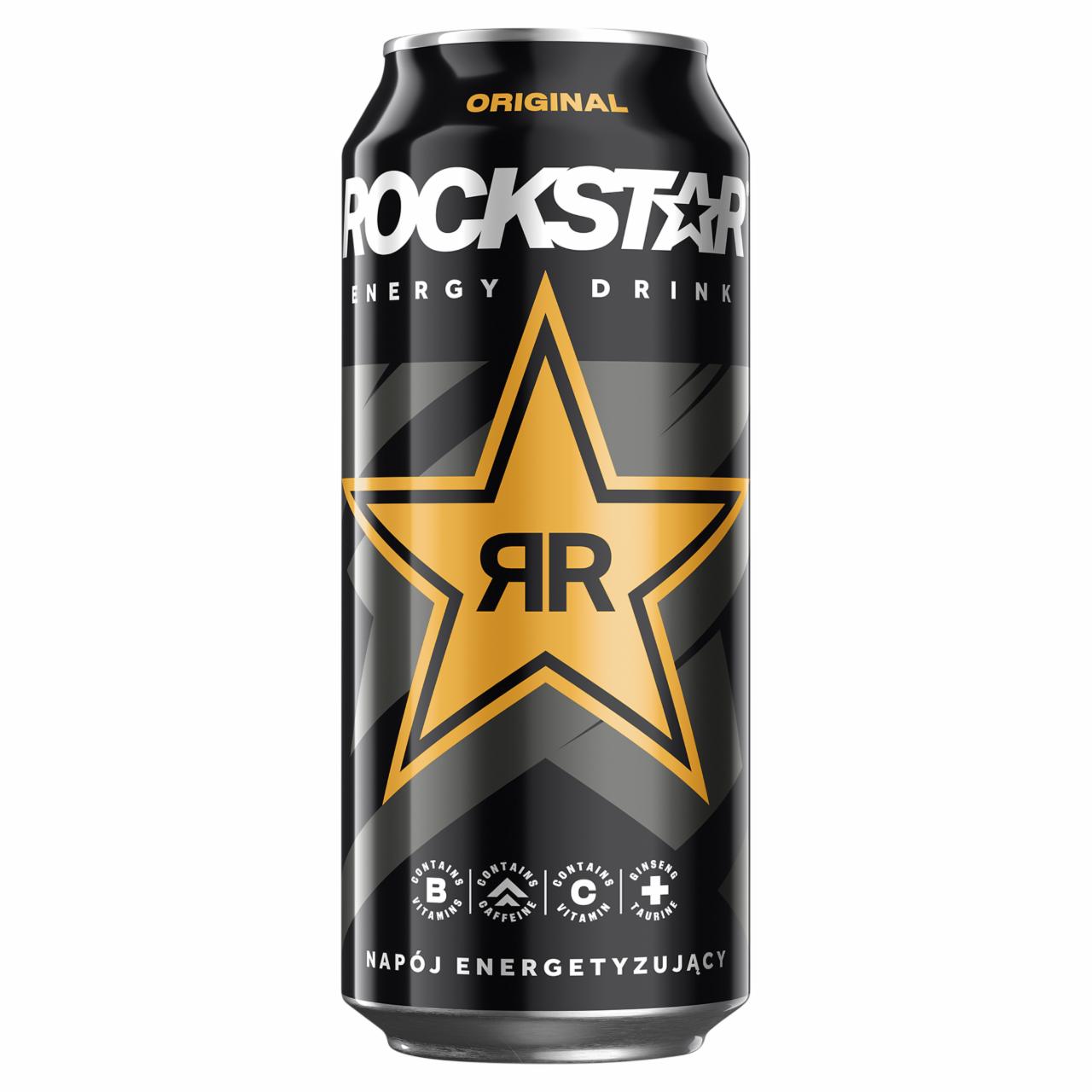 Zdjęcia - Rockstar Original Gazowany napój energetyzujący 500 ml