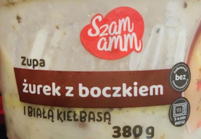 Zdjęcia - Zupa żurek z boczkiem Szamamm