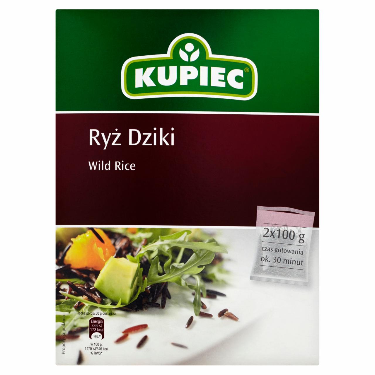 Zdjęcia - Kupiec Ryż dziki 200 g (2 torebki)