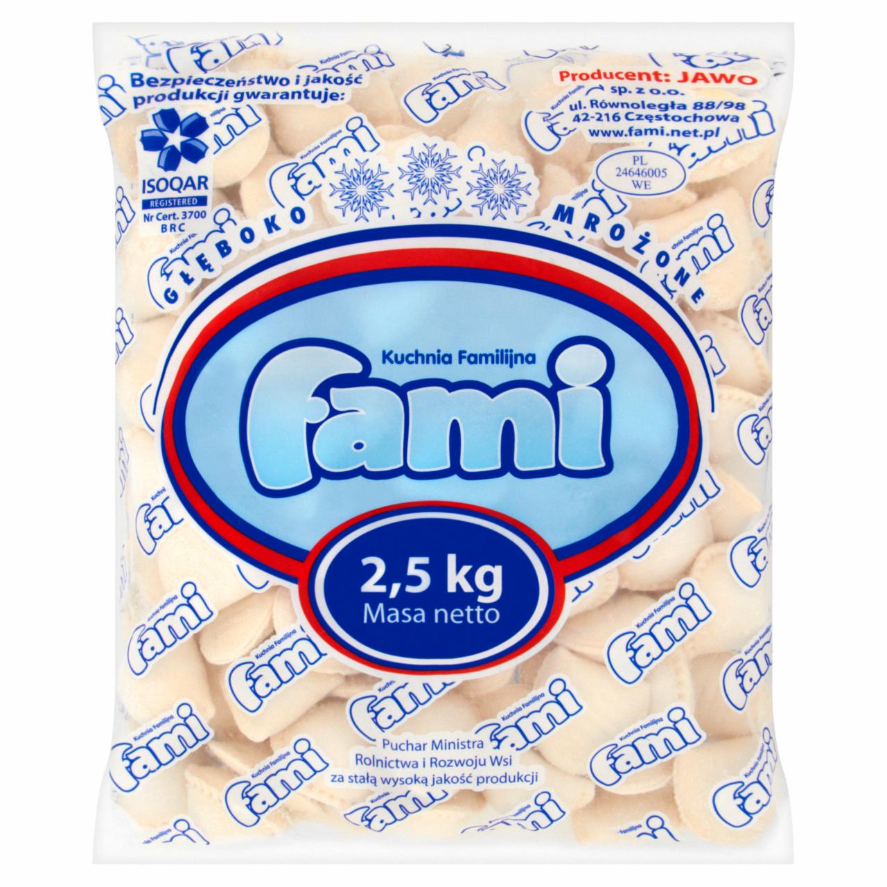 Zdjęcia - Fami Kuchnia Familijna Pierogi z truskawkami 2,5 kg