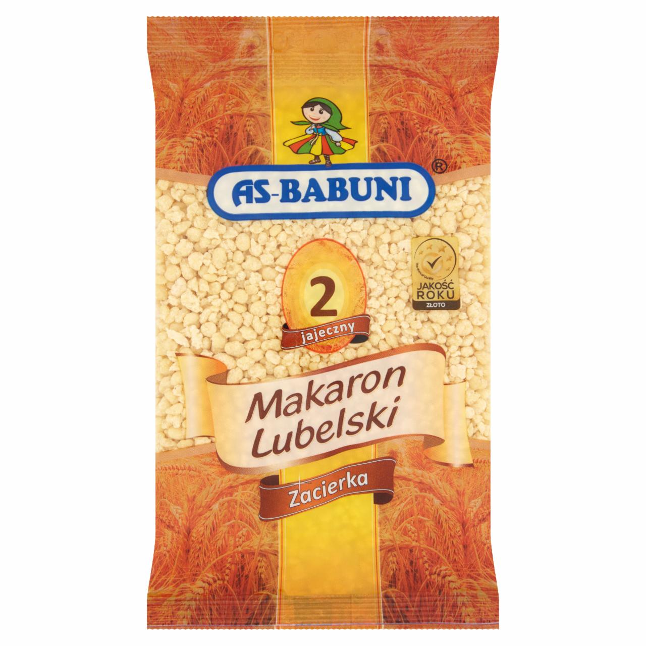 Zdjęcia - As-Babuni Makaron 2 jajeczny zacierka 250 g