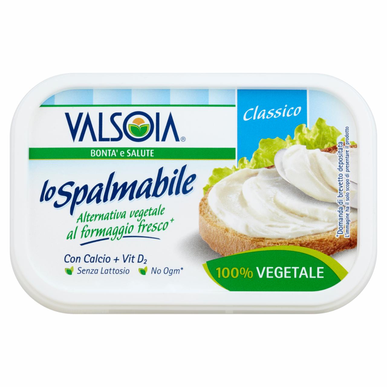 Zdjęcia - Valsoia Lo Spalmabile Kremowa pasta kanapkowa classic 125 g