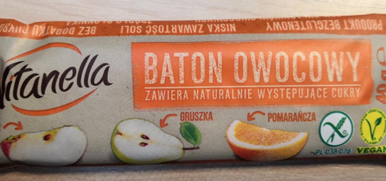 Zdjęcia - Baton Owocowy Jabłko Gruszka Pomarańcza Vitanella