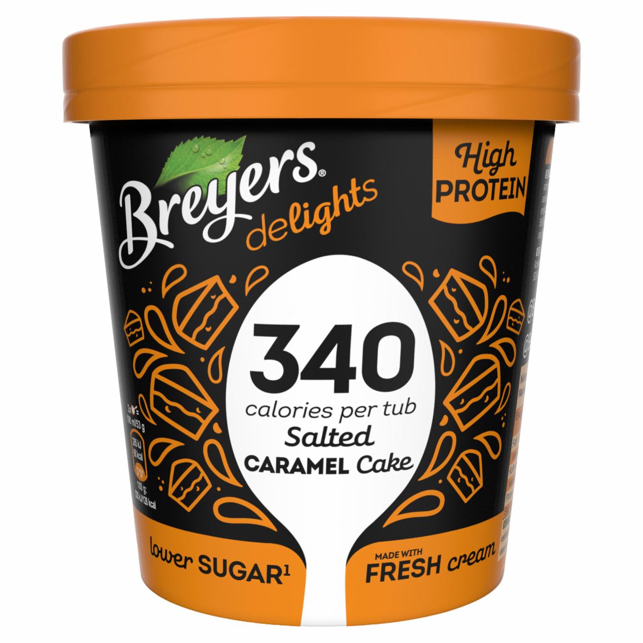 Zdjęcia - Breyers Delights Salted Caramel Cake Lody 500 ml