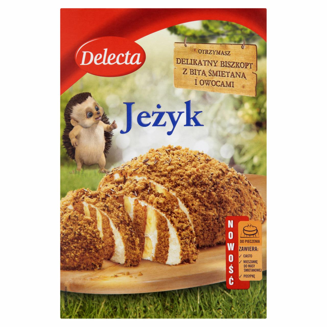 Zdjęcia - Delecta Jeżyk Ciasto w proszku 355 g