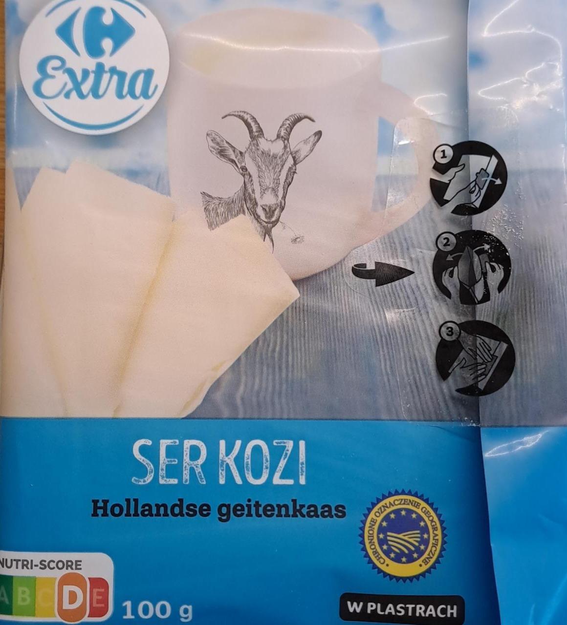 Zdjęcia - Ser kozi w plastrach Carrefour extra