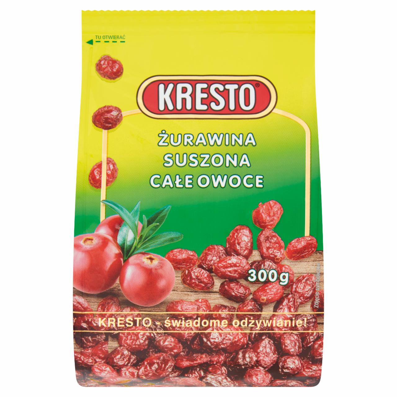 Zdjęcia - KRESTO Żurawina suszona całe owoce 300 g