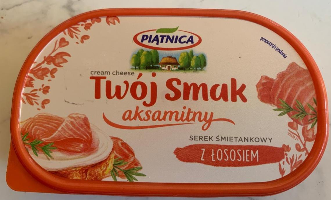 Zdjęcia - Twój smak serek śmietankowy aksamitny z łososiem Piątnica