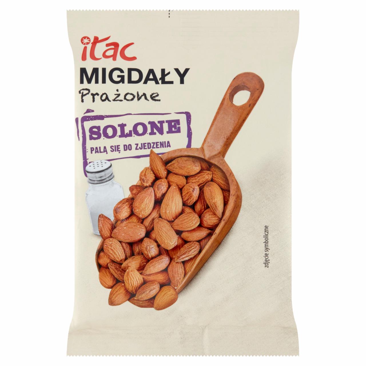 Zdjęcia - Itac Migdały prażone solone 80 g