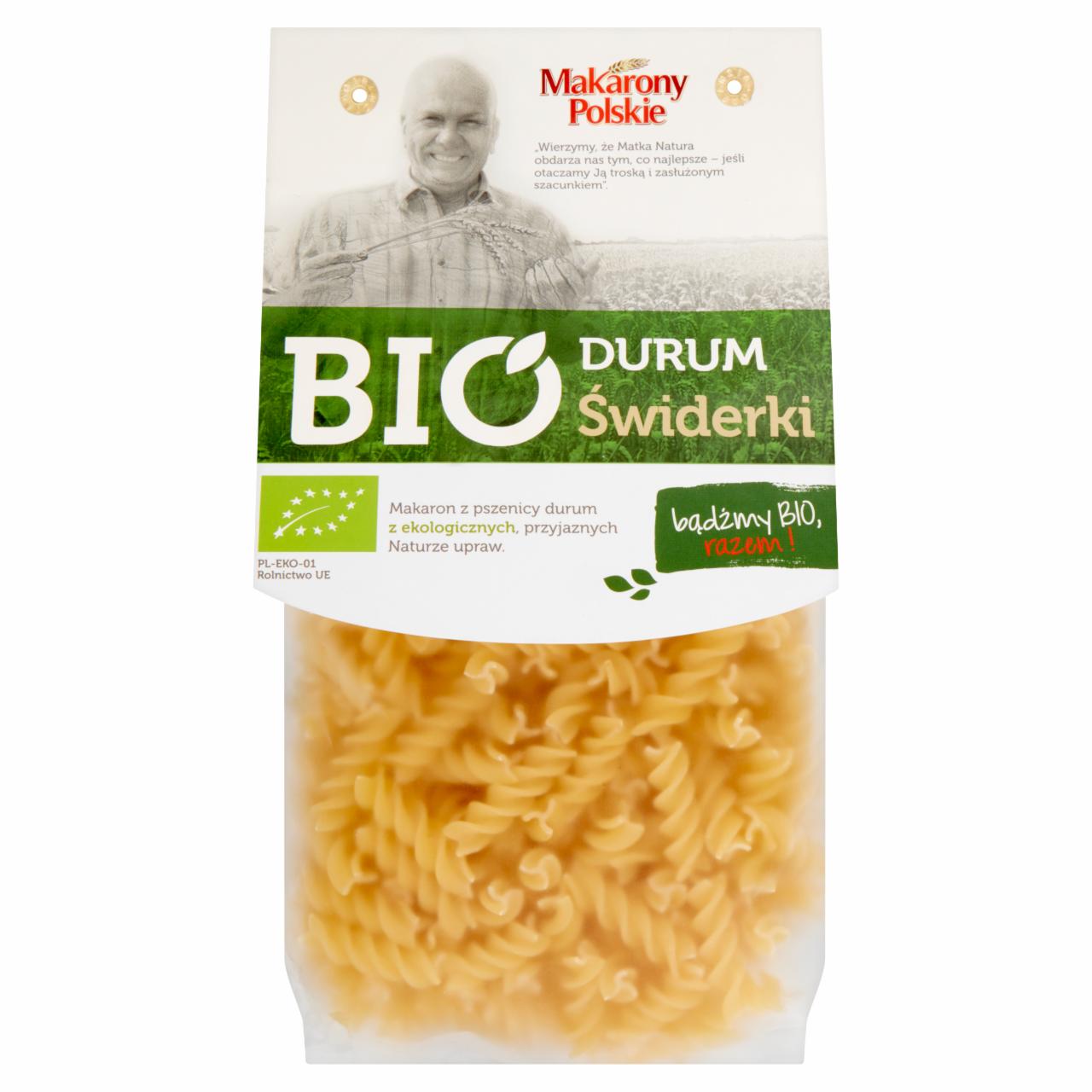 Zdjęcia - Makarony Polskie BIO Makaron durum Świderki 400 g