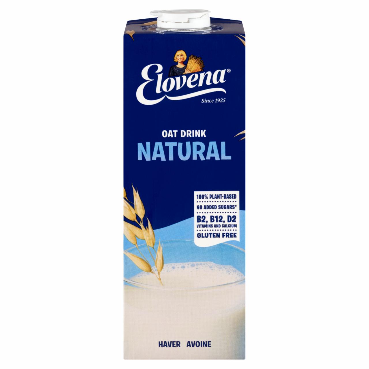 Zdjęcia - Elovena Natural Napój owsiany 1,5 % 1 l