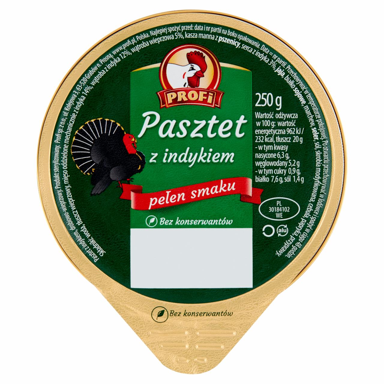 Zdjęcia - Profi Pasztet z indykiem 250 g