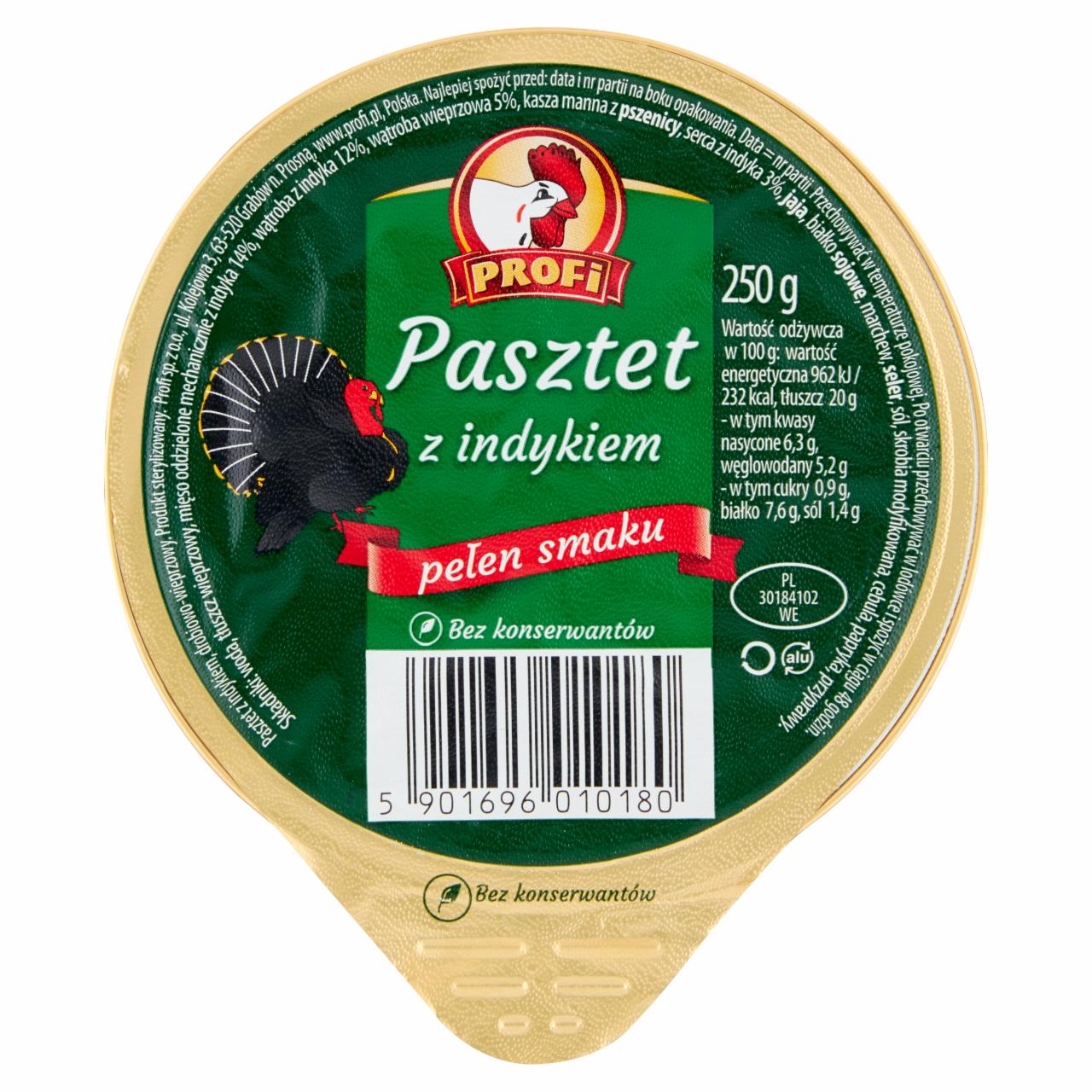 Zdjęcia - Profi Pasztet z indykiem 250 g