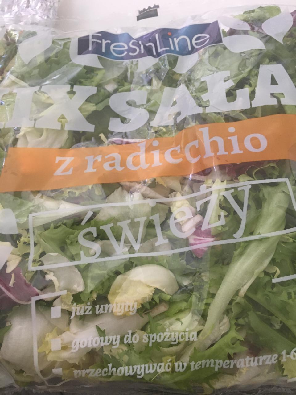 Zdjęcia - Mix sałat z radicchio FreshLine