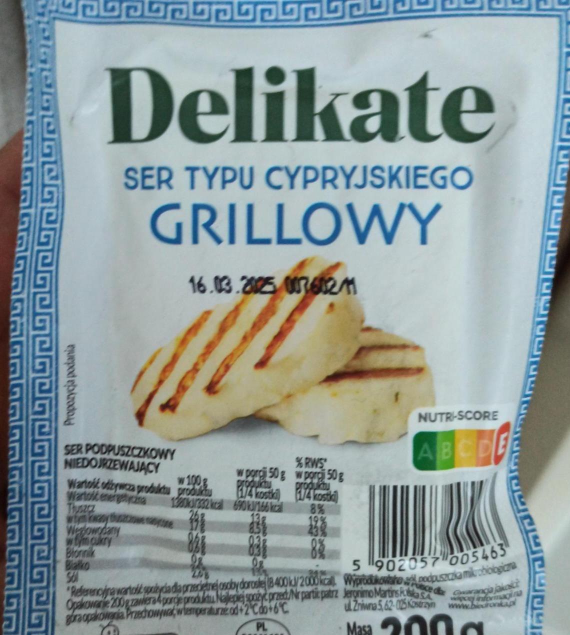 Zdjęcia - Ser typu cypryjskiego grillowy Delikate