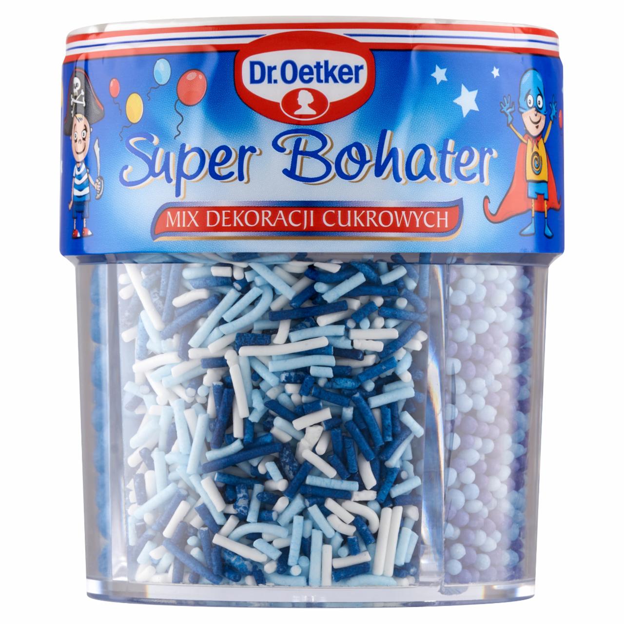 Zdjęcia - Dr. Oetker Mix dekoracji cukrowych super bohater 76 g