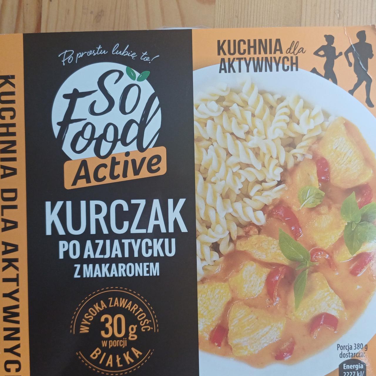 Zdjęcia - Kurczak po azjatycku z makaronem So food active