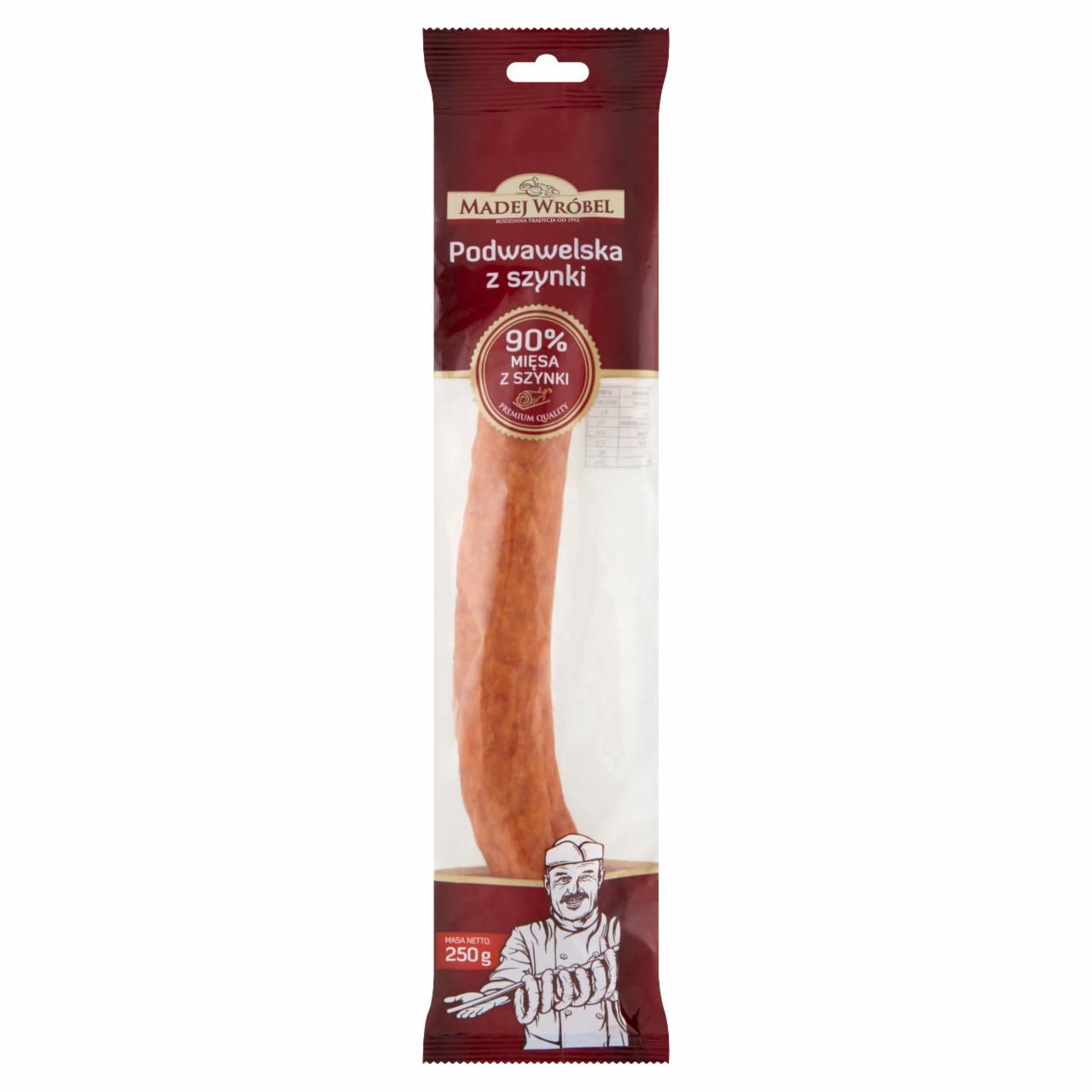 Zdjęcia - Madej Wróbel Kiełbasa podwawelska z szynki 250 g