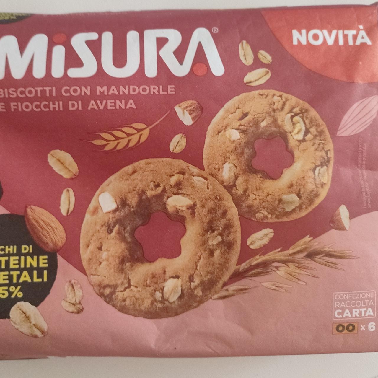 Zdjęcia - Ciastka proteinowe biscotti con mandorle Misura