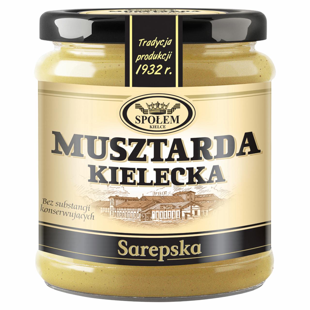 Zdjęcia - Musztarda Kielecka sarepska 190 g Społem Kielce