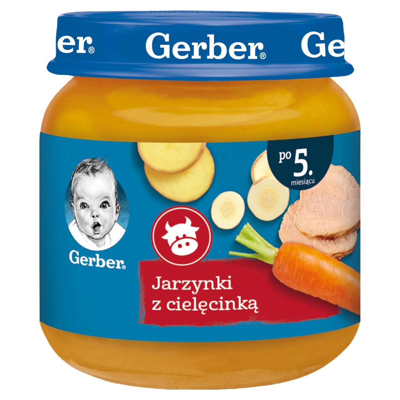 Zdjęcia - Gerber Jarzynki z cielęcinką dla niemowląt po 5. miesiącu 125 g