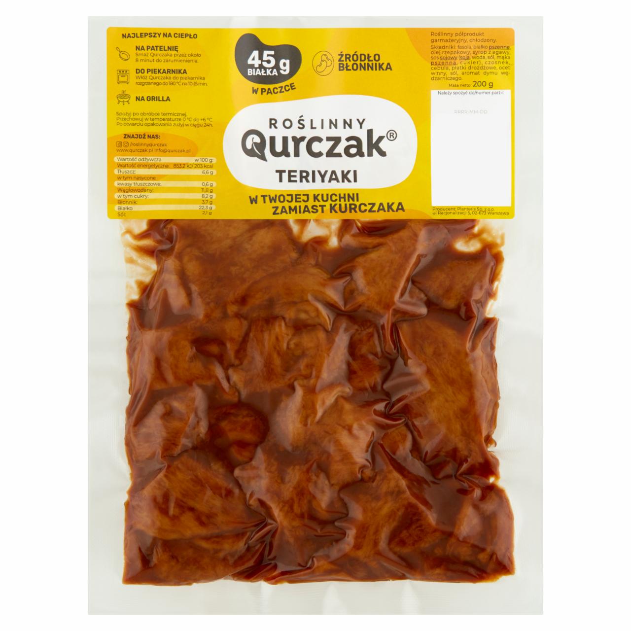 Zdjęcia - Roślinny Qurczak Teriyaki Roślinny półprodukt 200 g