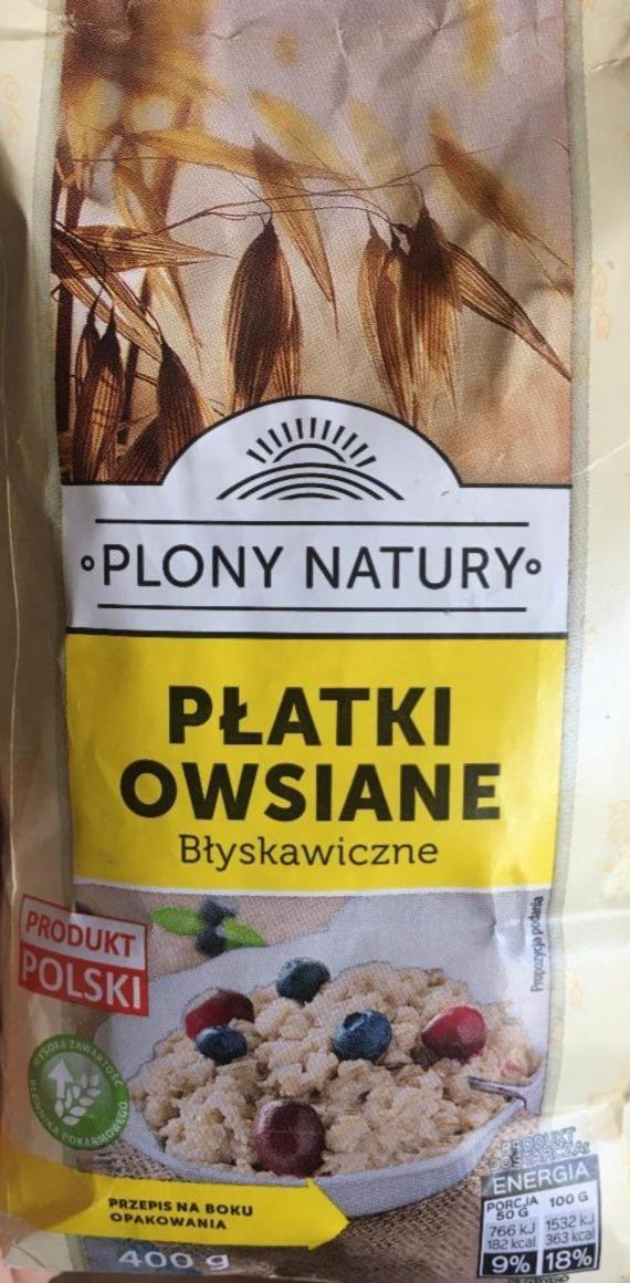 Zdjęcia - Płatki owsiane błyskawiczne Plony Natury