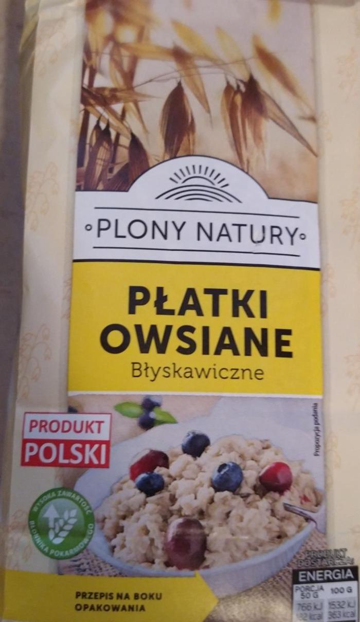 Zdjęcia - Płatki owsiane błyskawiczne Plony Natury