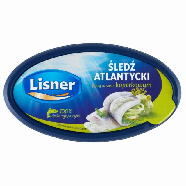 Zdjęcia - Lisner Śledź atlantycki filety w sosie koperkowym 280 g