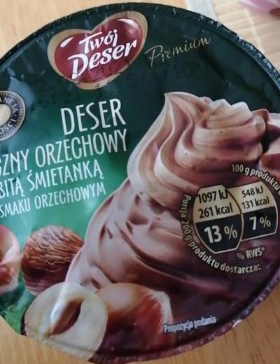 Zdjęcia - Deser Mleczny Orzechowy Twój deser