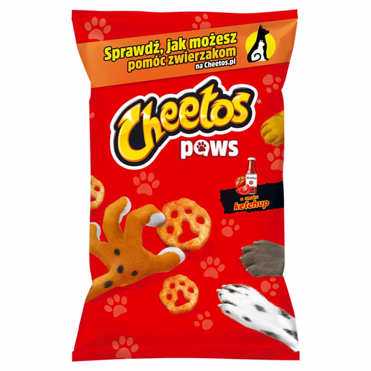 Zdjęcia - Cheetos Paws Chrupki kukurydziane o smaku ketchup 145 g