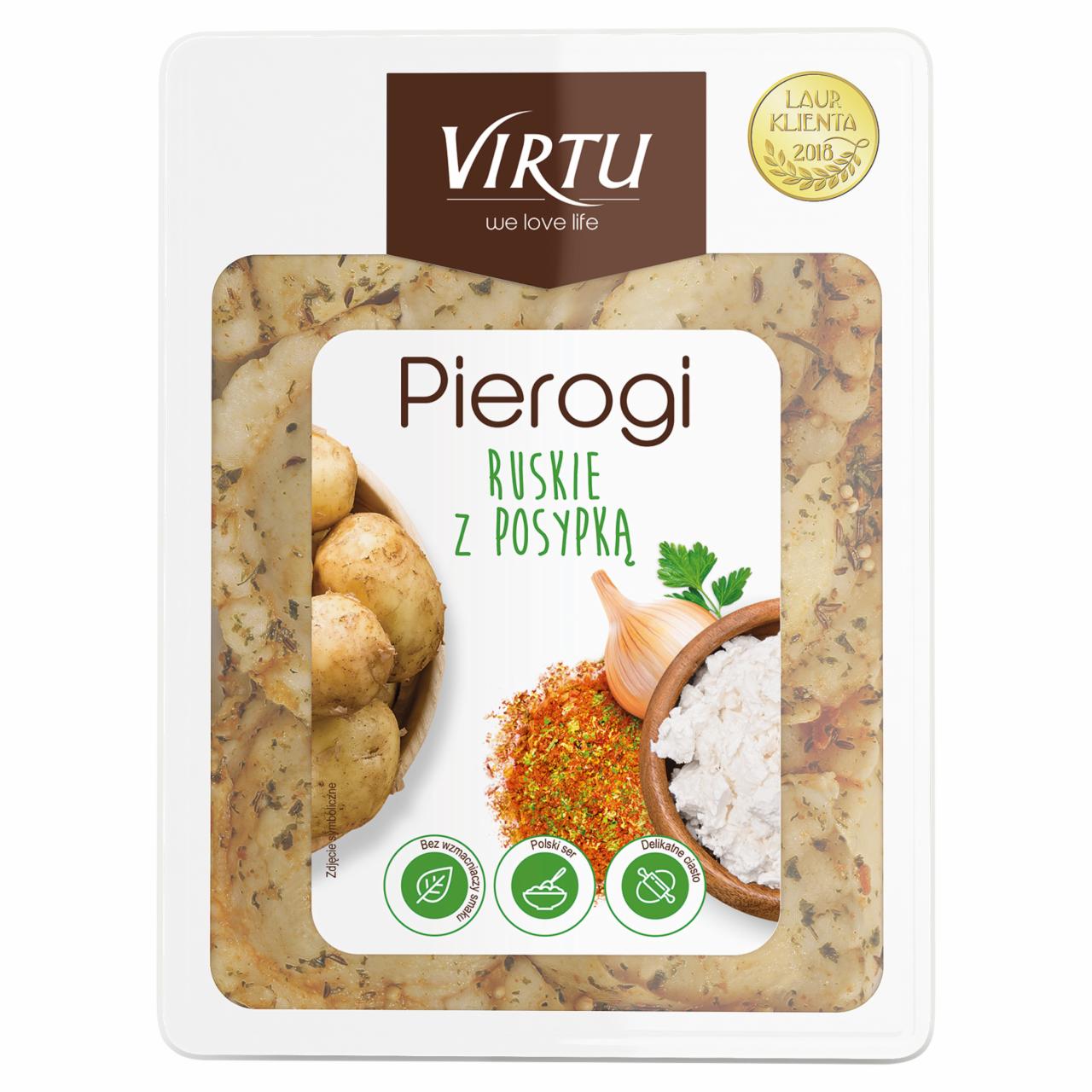 Zdjęcia - Virtu Pierogi ruskie z posypką 400 g