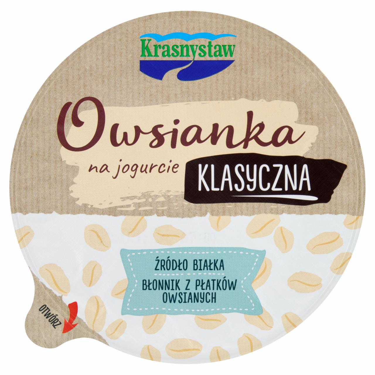 Zdjęcia - Krasnystaw Owsianka na jogurcie klasyczna 250 g