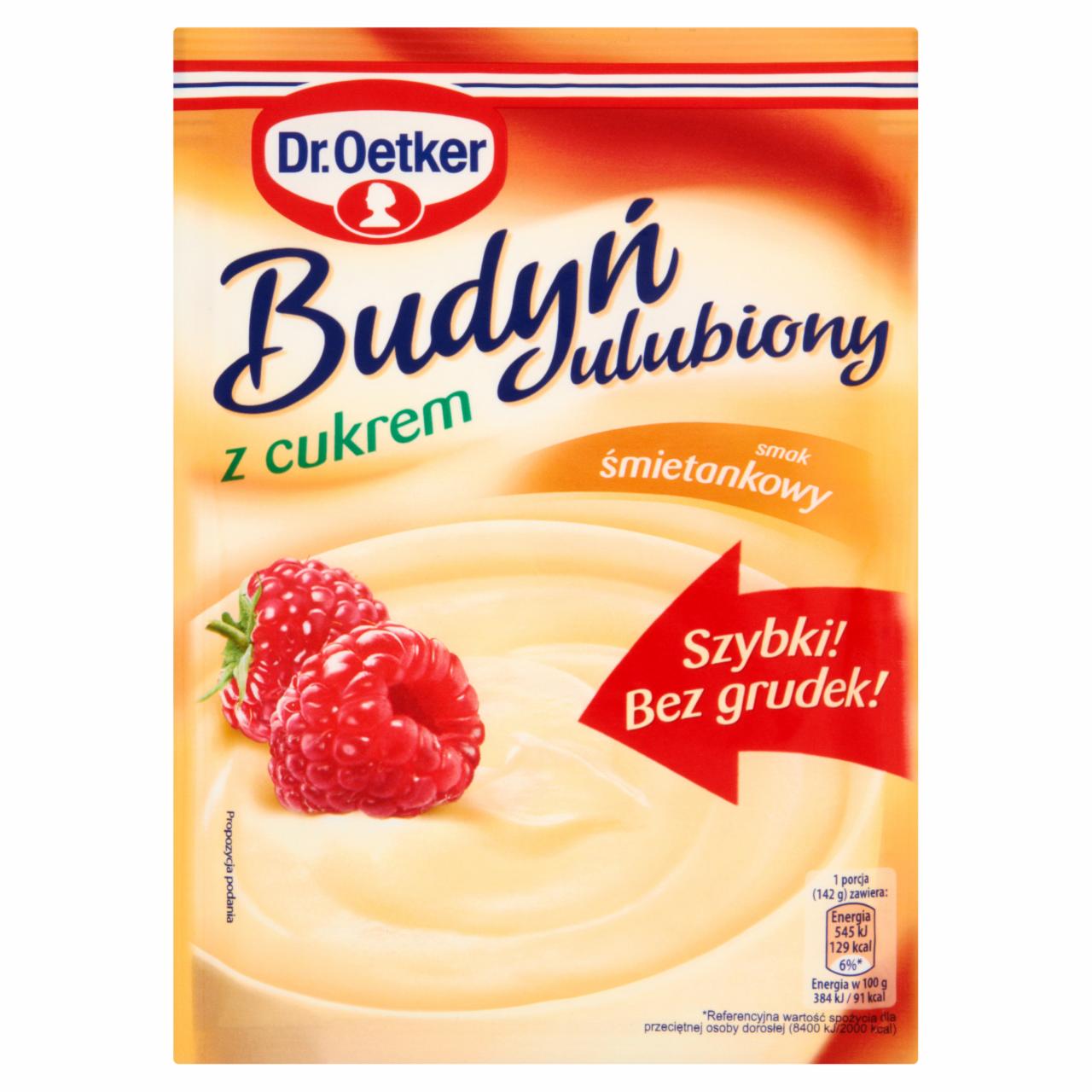 Zdjęcia - Dr. Oetker Budyń ulubiony z cukrem smak śmietankowy 70 g