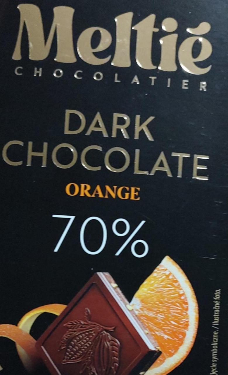 Zdjęcia - Dark chocolate orange 70% Meltie