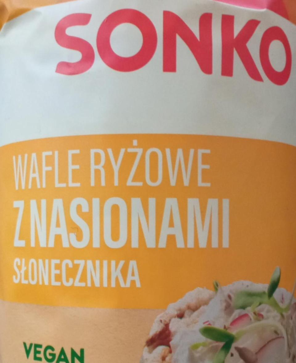 Zdjęcia - Sonko Wafle ryżowe z nasionami słonecznika